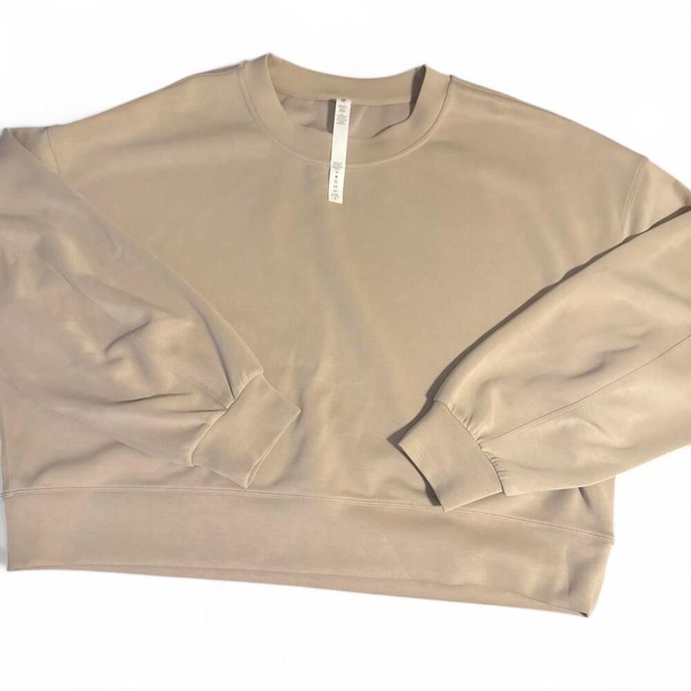 Lululemon Women's Tan and Brown Sweatshirt